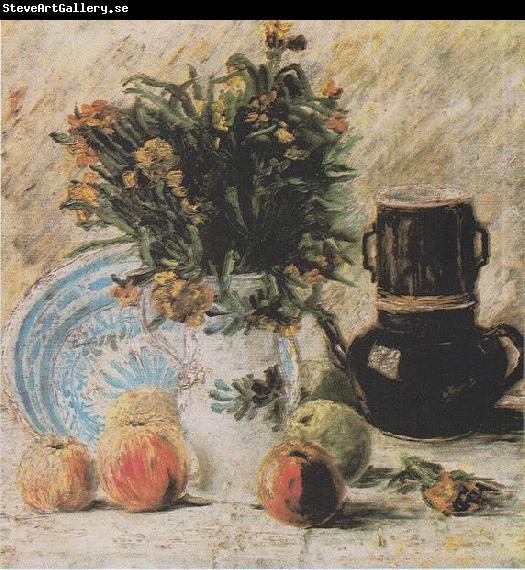 Vincent Van Gogh Vase with Flowers